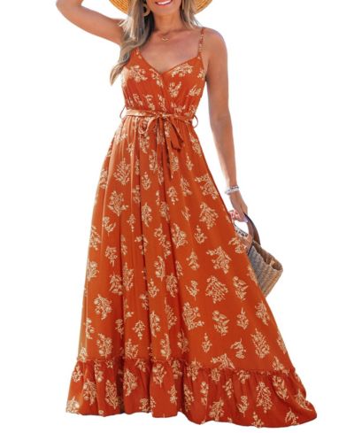 Женское пляжное платье Cupshe Lighthearted Love Ornate Maxi