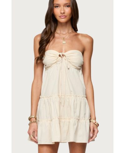 Женское мини-платье Edikted Womens Safie Strapless Tiered