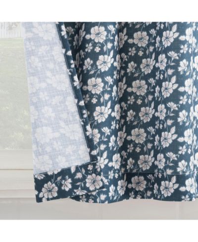 Кухонная занавеска No. 918 Marist Floral Semi-Sheer Rod Pocket