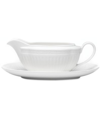 Mikasa Italian Countryside Gravy Boat with Stand