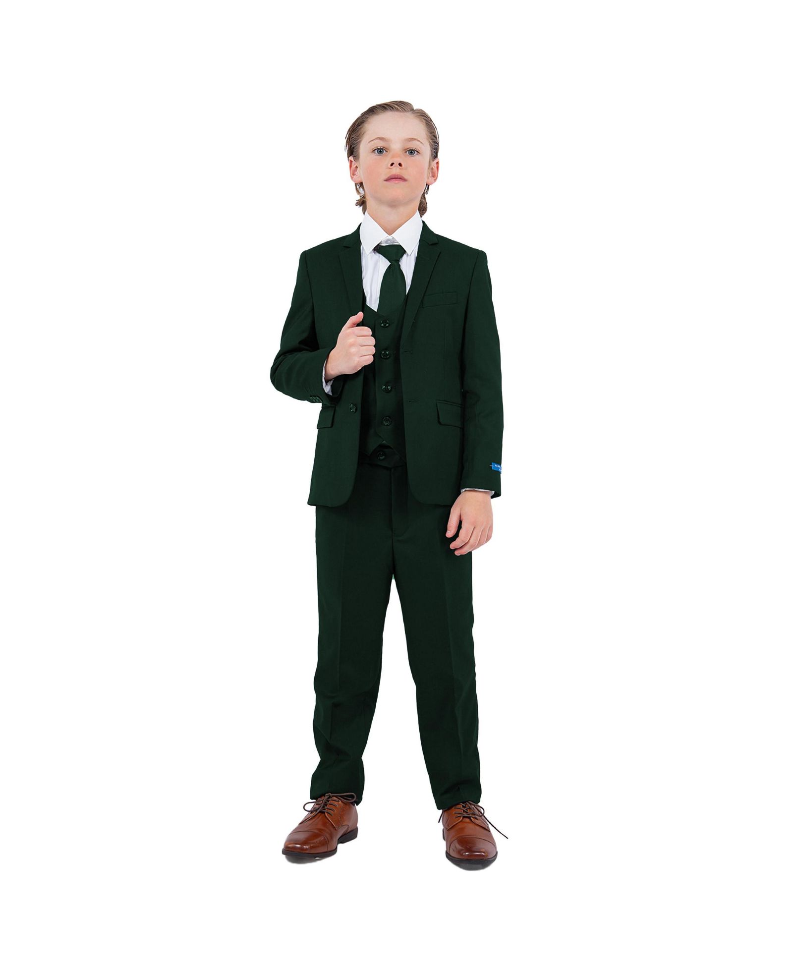 Perry Ellis Little Boys 5 Piece Pastel Suit Set
