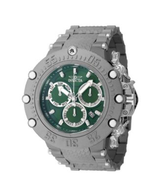 Invicta мужские кварцевые часы Subaqua 3 Hand, зеленый циферблат из титана, модель 48192