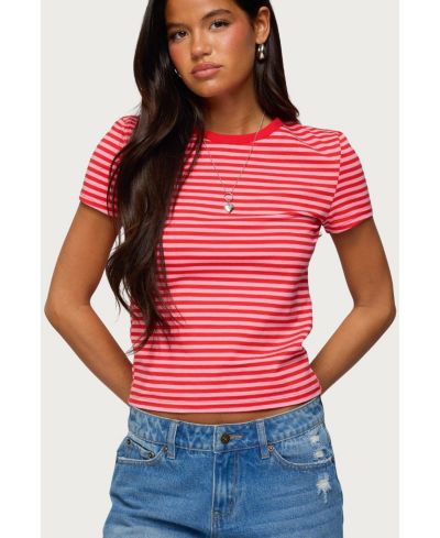 Edikted Женская Nessie Striped T Shirt