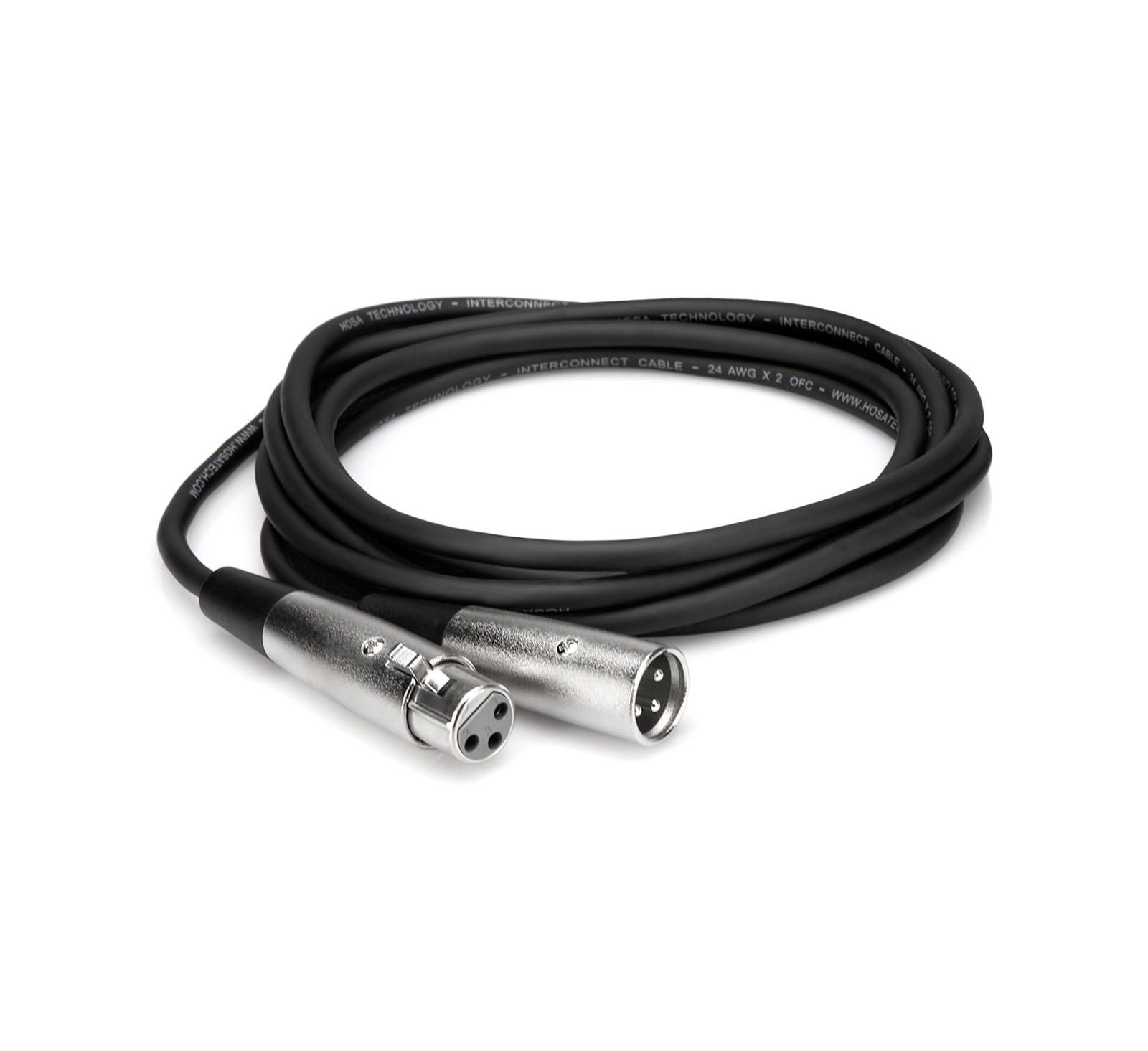 Hosa Technology Balanced Interconnect XLR3F to XLR3M Cable 20 ft.