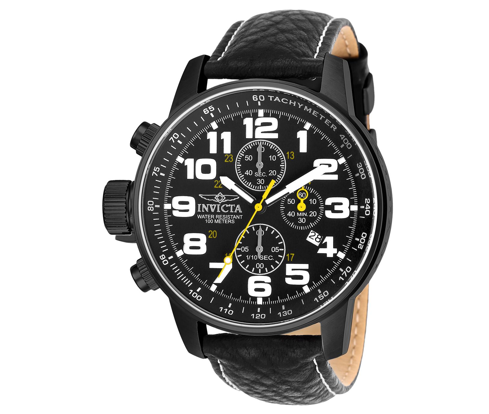 Мужские часы Invicta I-Force Quartz Chronograph Black Dial
