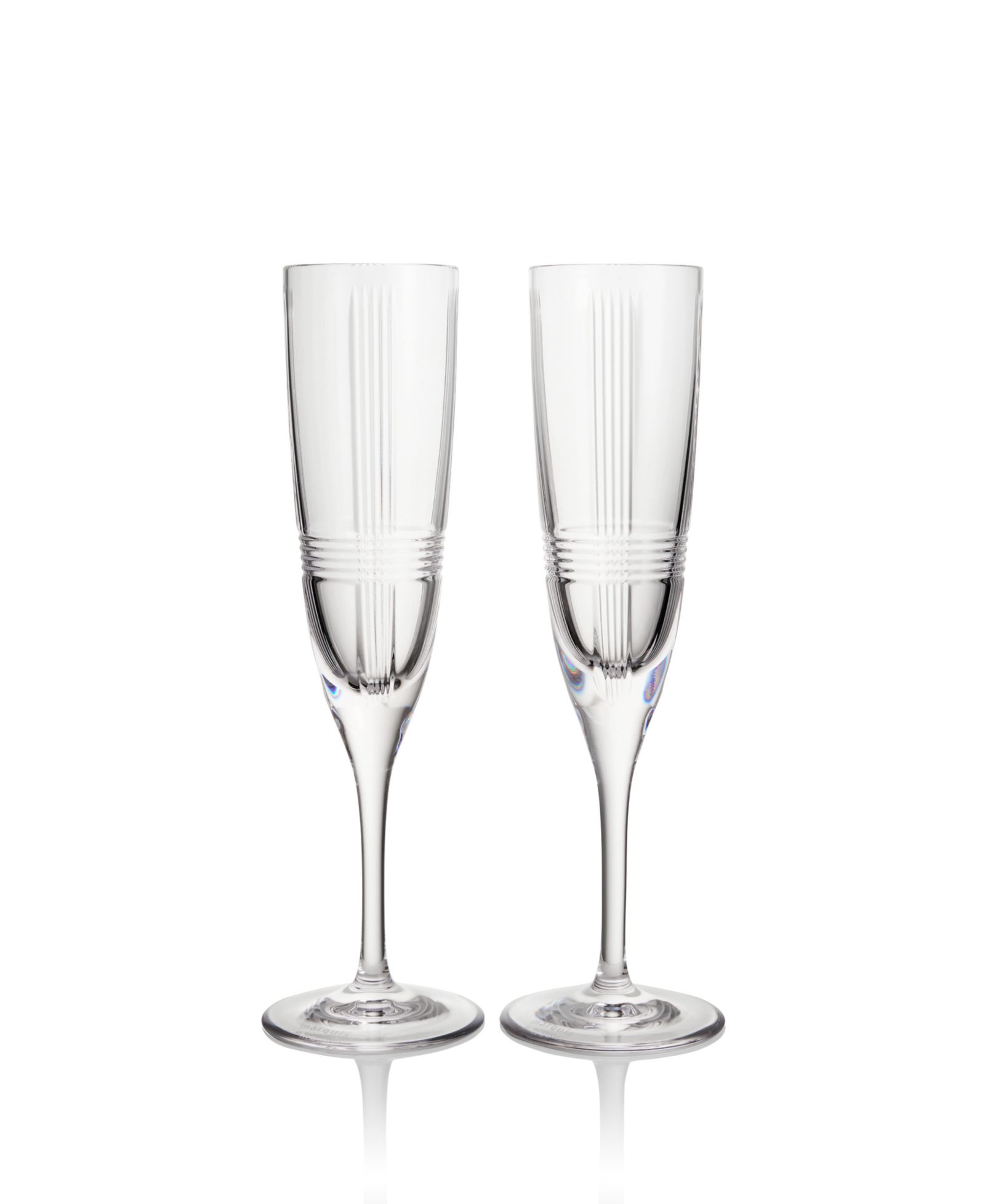 Marquis by Waterford Vector Flutes, Set of 2