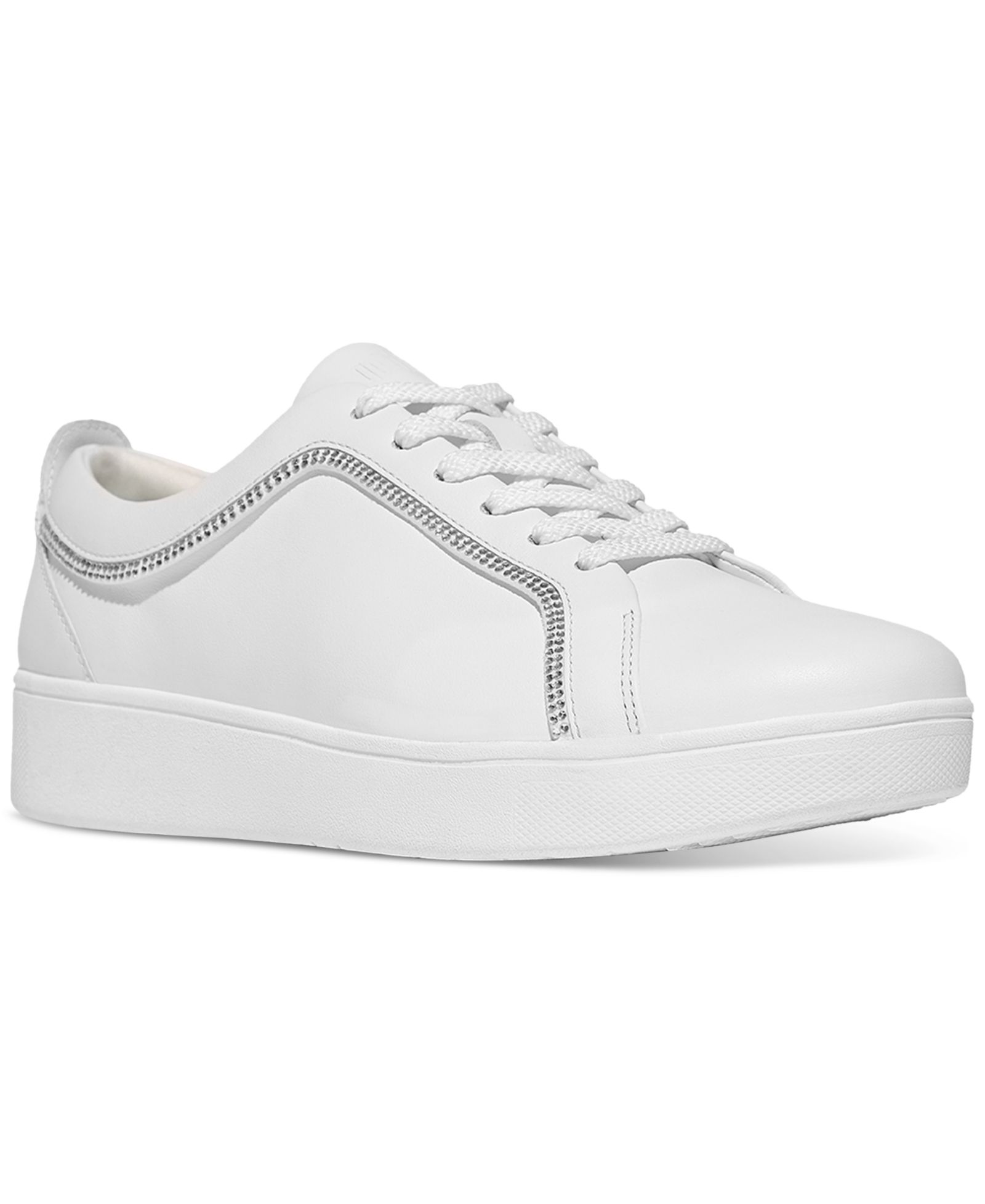Женские кожаные кроссовки FitFlop Rally Crystal-Trim