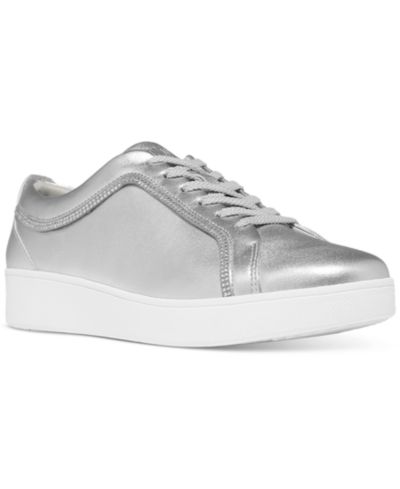 Женские кожаные кроссовки FitFlop Rally Crystal-Trim