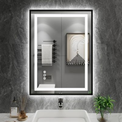Зеркало для ванной Amorho LED с подсветкой и защитой от запотевания