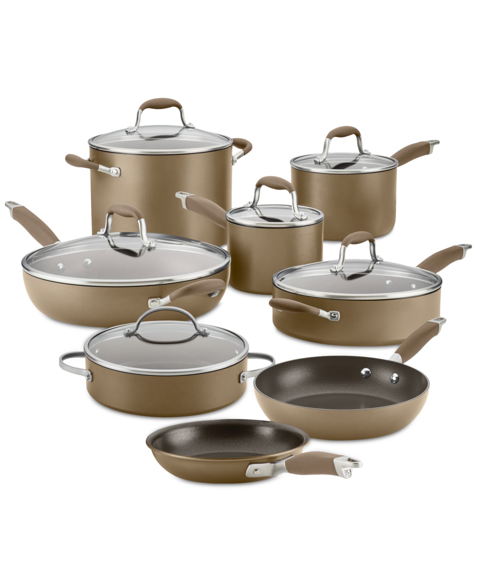 Anolon Advanced Home Nonstick Hard-Anodized 14-Piece Cookware Set