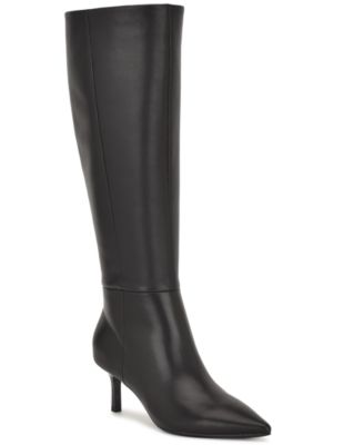 Nine West Women's Kimdee 9X9 Tall Stiletto Dress Boots
