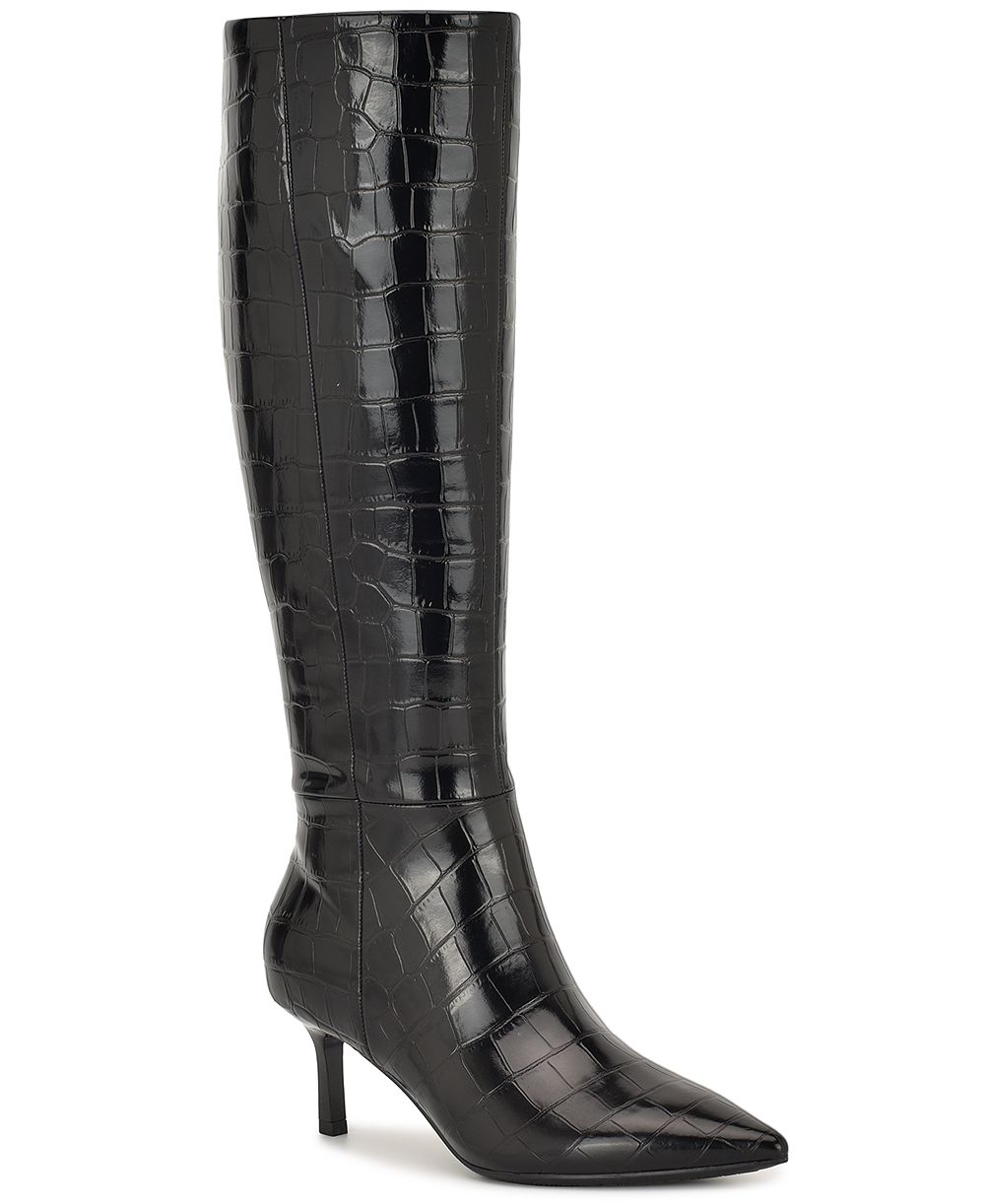 Женские ботильоны Nine West Kimdee с широким голенищем и каблуком-шпилькой