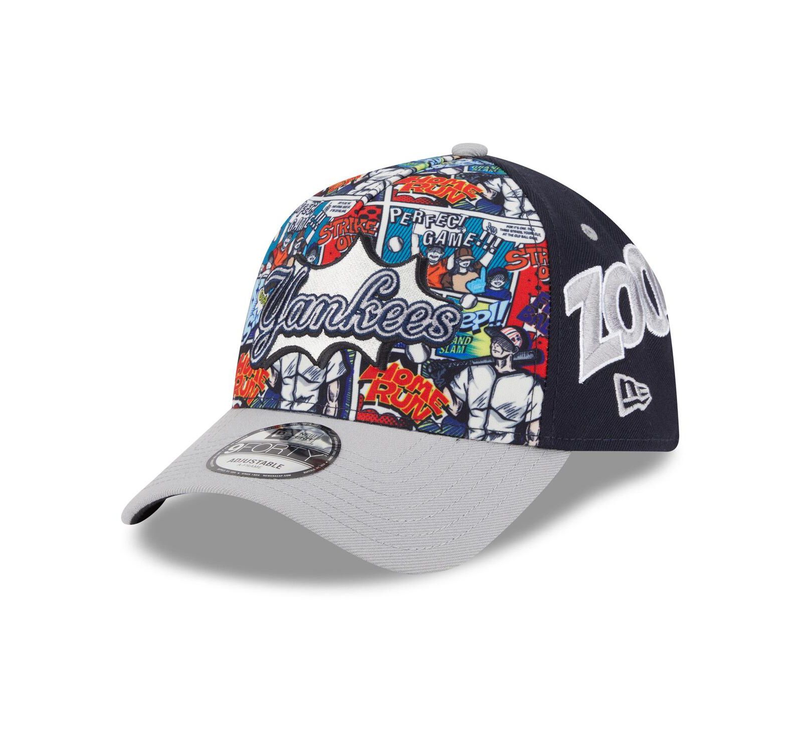 New Era Мужская кепка New York Yankees 2025 MLB Diamond Hero Edition A-Frame 9FORTY, Navy/Gray