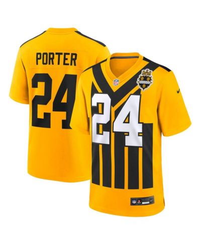 Мужская джерси Nike Joey Porter Jr. Gold Pittsburgh Steelers Alternate 1933 Throwback