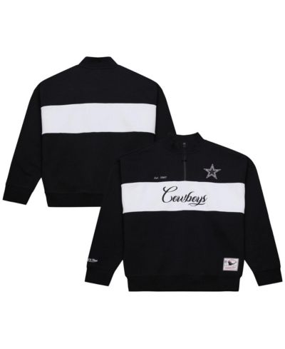 Женская куртка Mitchell Ness Dallas Cowboys Quarter-Zip Black