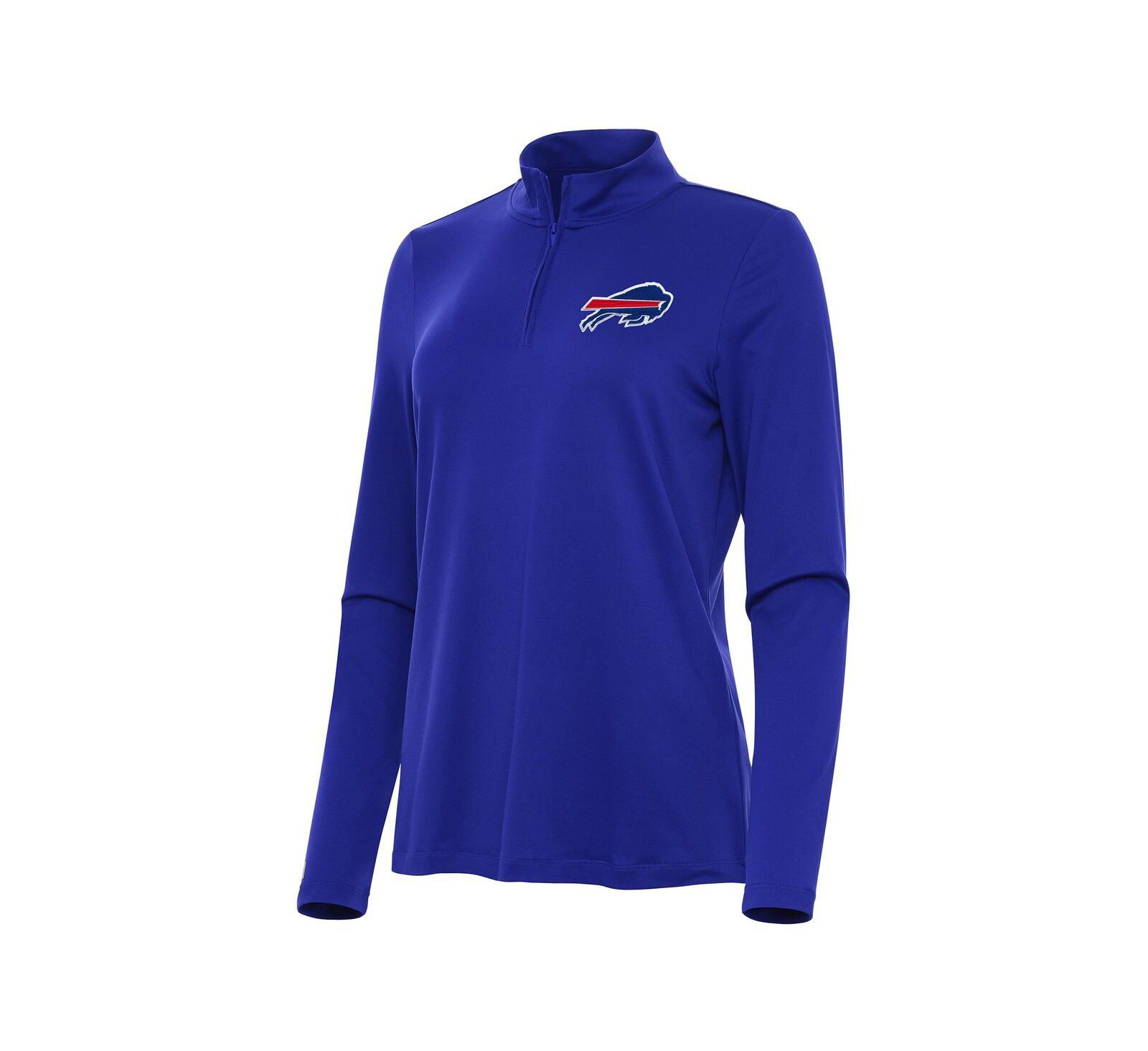 Antigua Женская свитшот Quarter-Zip Royal Buffalo Bills Reprocess