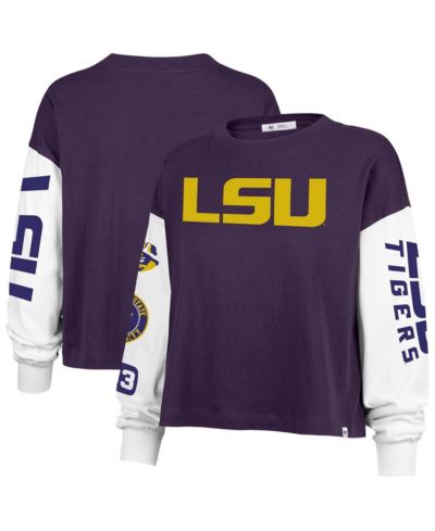 '47 Brand Women's Purple LSU Tigers Sydney Long Sleeve T-Shirt