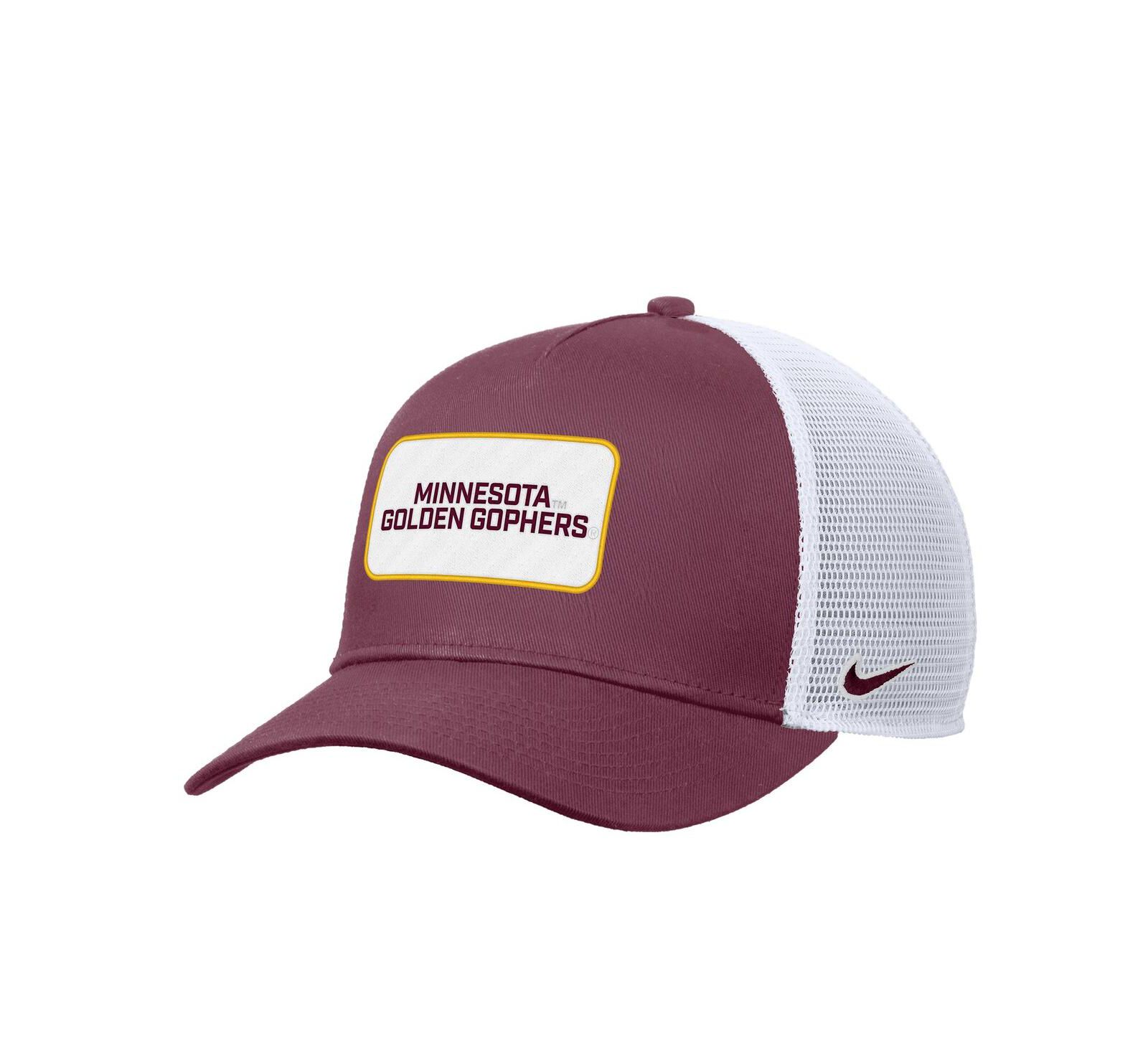 Мужская кепка Nike Minnesota Golden Gophers 2025 On-Field Rise Trucker Performance регулируемая темно-бордовая