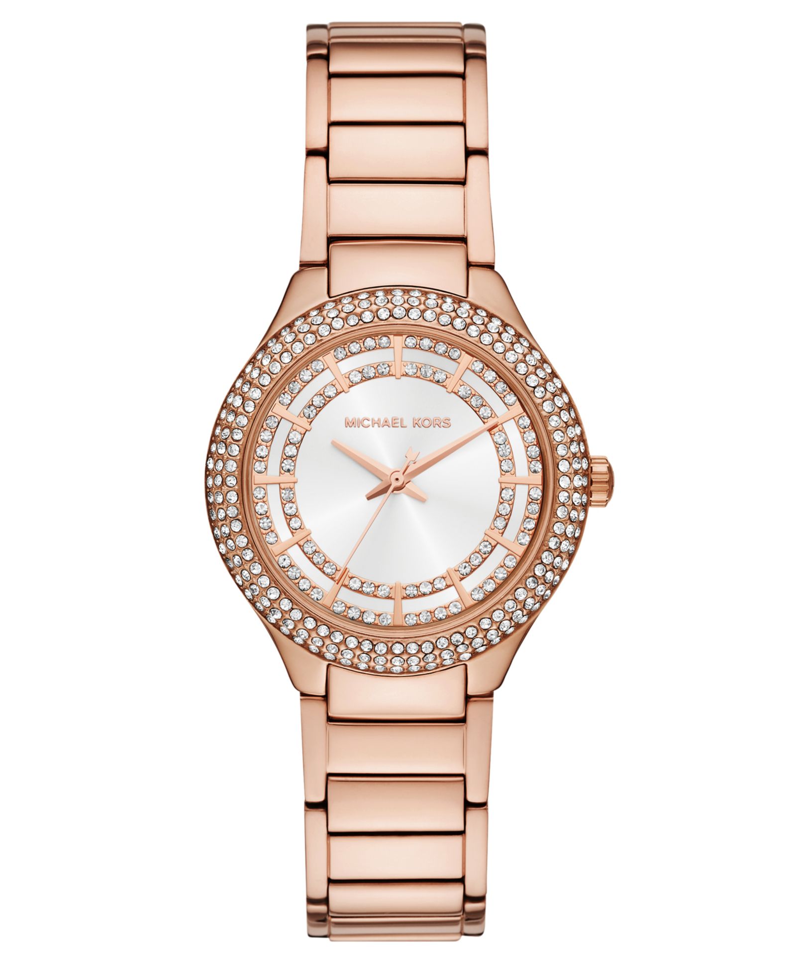 Женские часы Michael Kors Sylvia Three-Hand Rose Gold-Tone 33mm