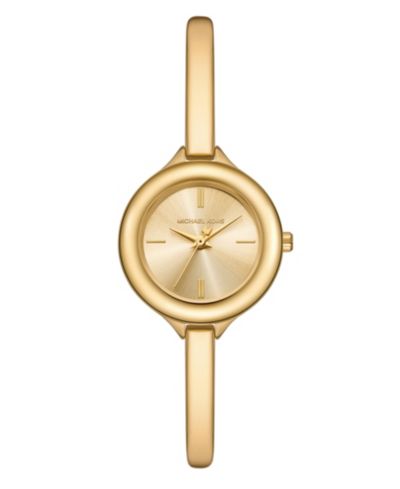 Michael Kors Женские часы Izzy Three-Hand Gold-Tone Stainless Steel, 28mm