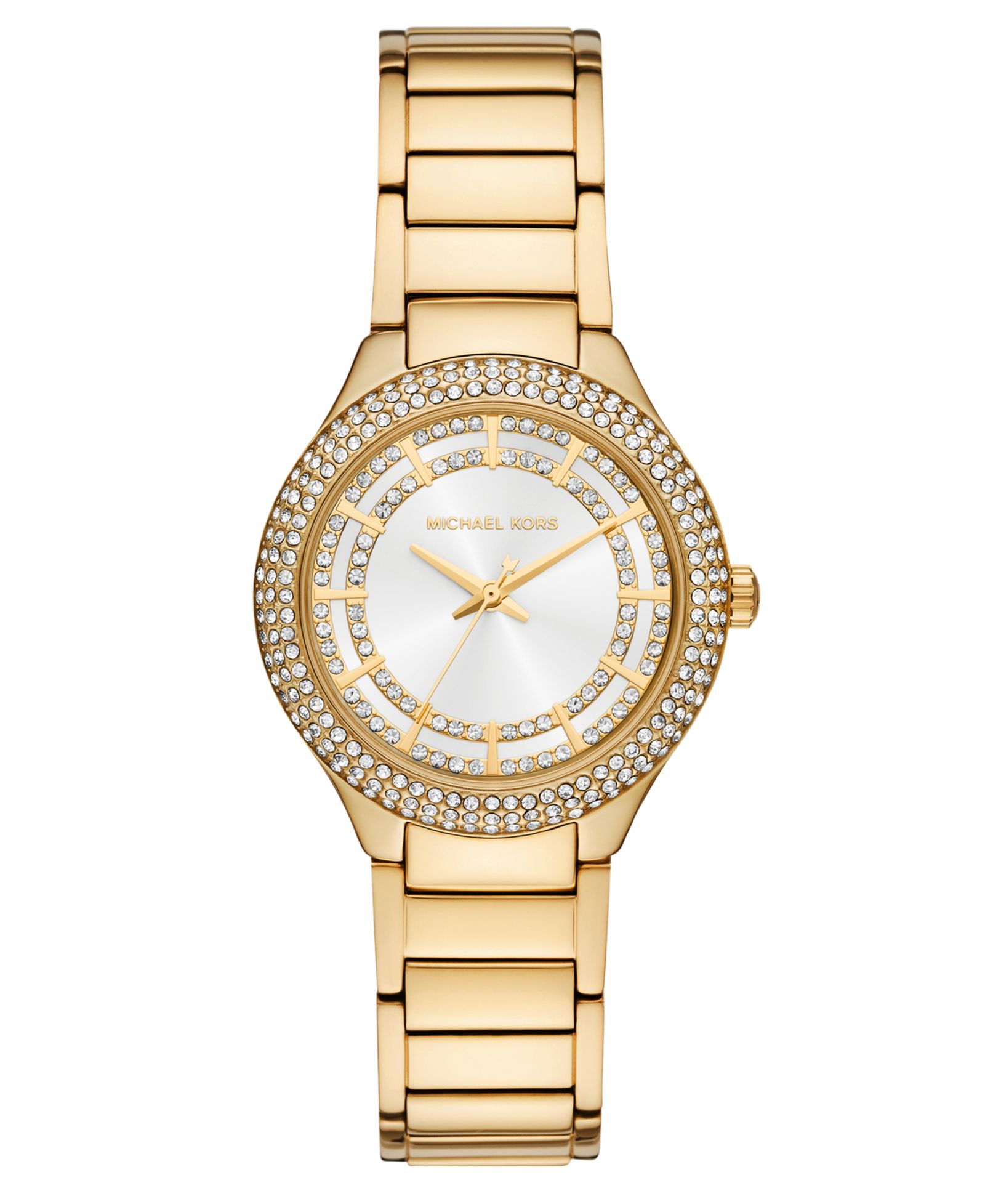 Женские часы Michael Kors Sylvia Three-Hand Gold-Tone Stainless Steel, 33mm