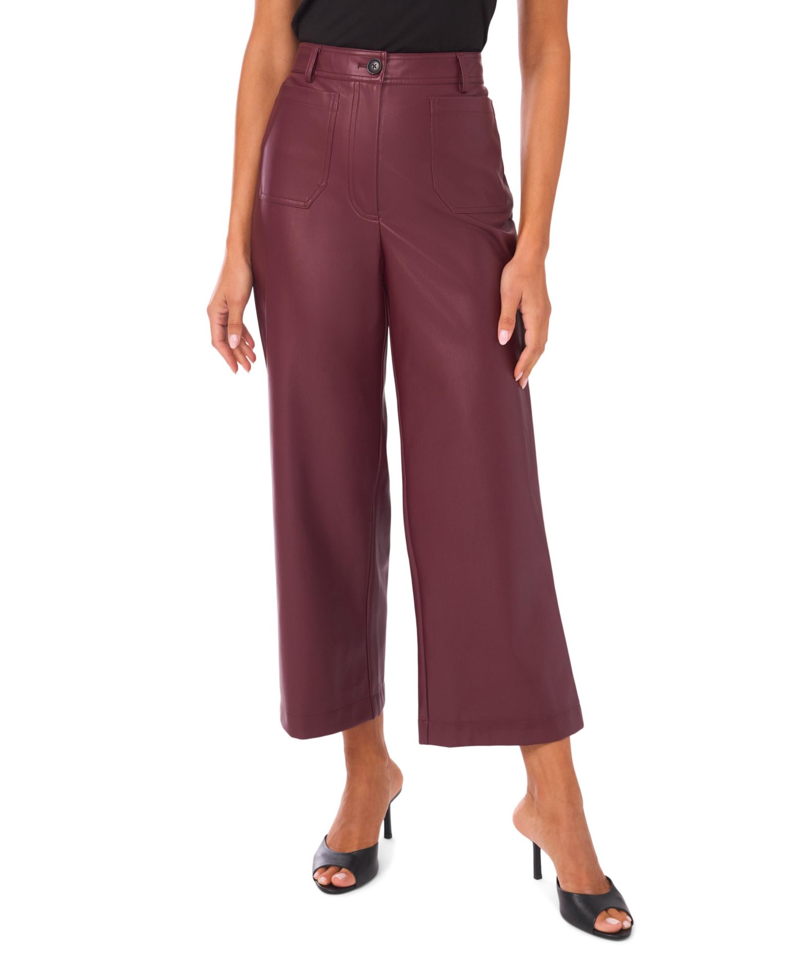 Женские укороченные брюки Vince Camuto Cropped Front Pocket Mid Rise
