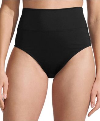 Lands' End Petite Pinchless High Waisted Bikini Bottoms