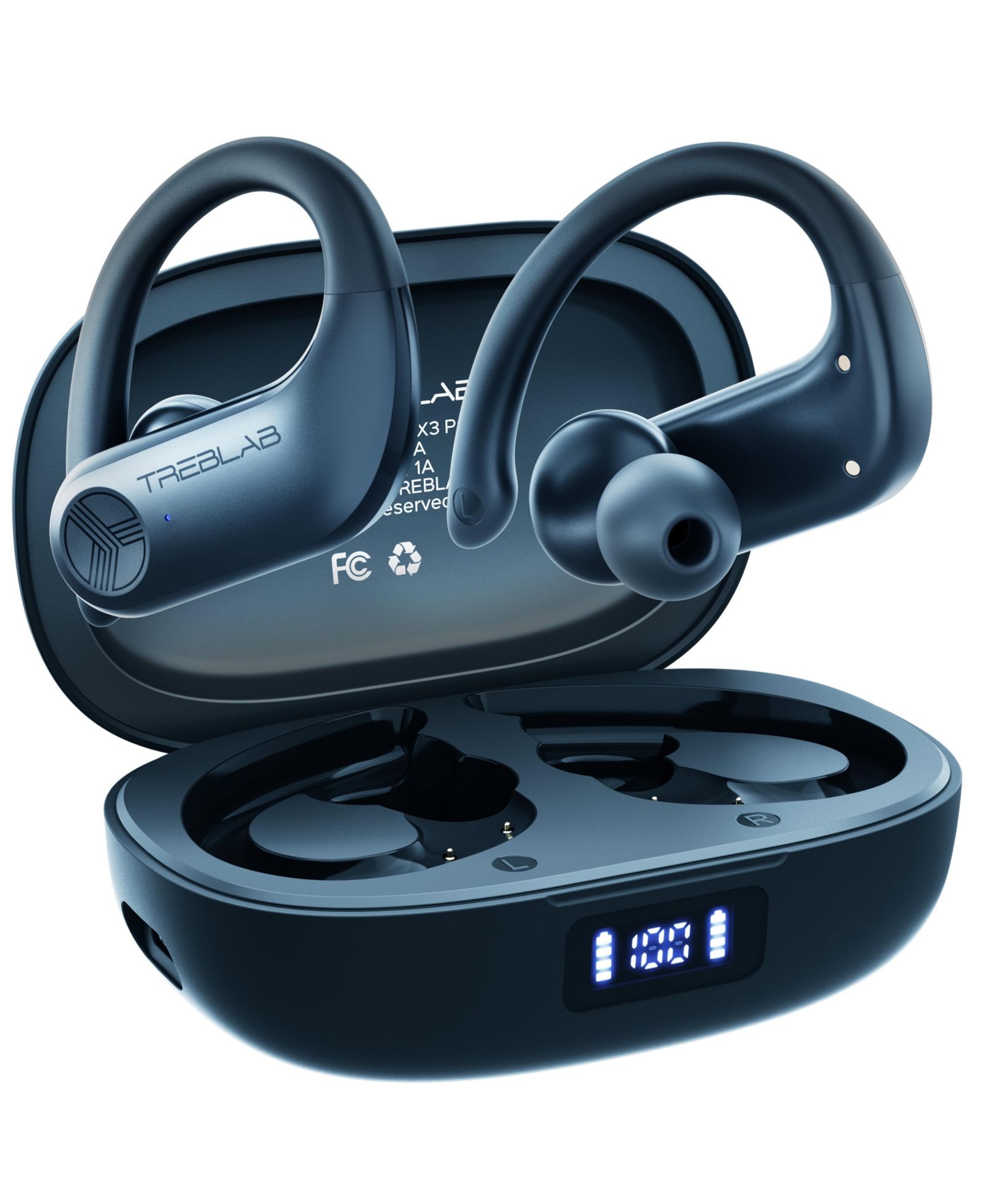 Treblab X3 Pro True Wireless Water-Resistant Earbuds