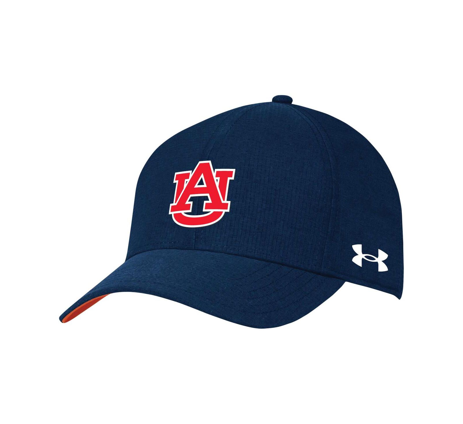 Женская кепка Under Armour Navy Auburn Tigers Logo, регулируемая