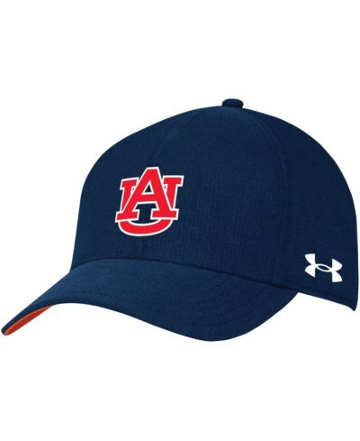 Женская кепка Under Armour Navy Auburn Tigers Logo, регулируемая