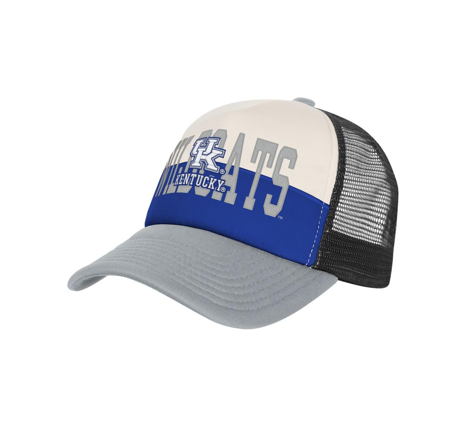 Детская кепка Outerstuff Royal/Cream Kentucky Wildcats Modern Fan Trucker Adjustable Hat