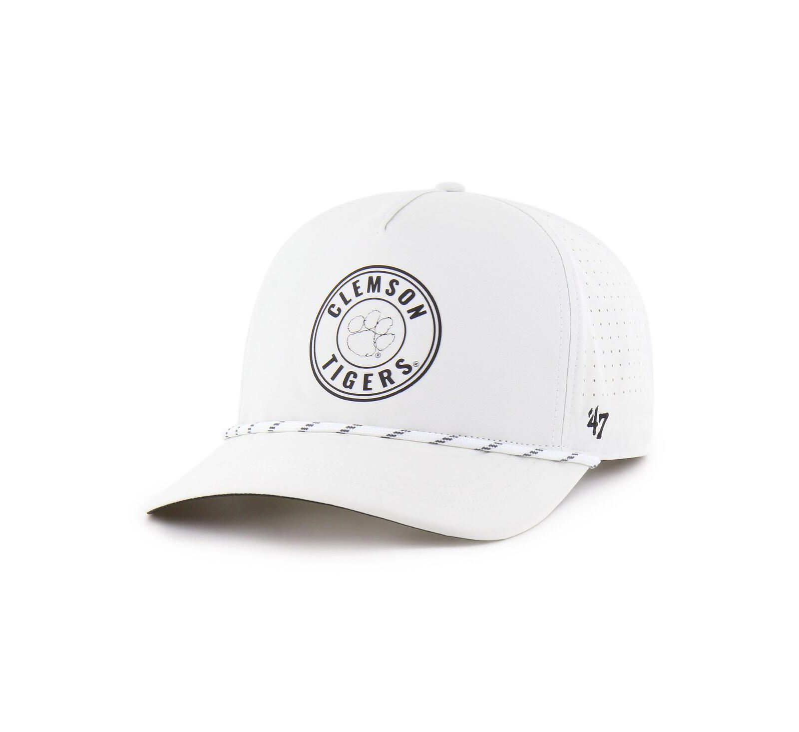 '47 Brand Men's White Clemson Tigers Forward Collection Loop Hitch Adjustable Hat