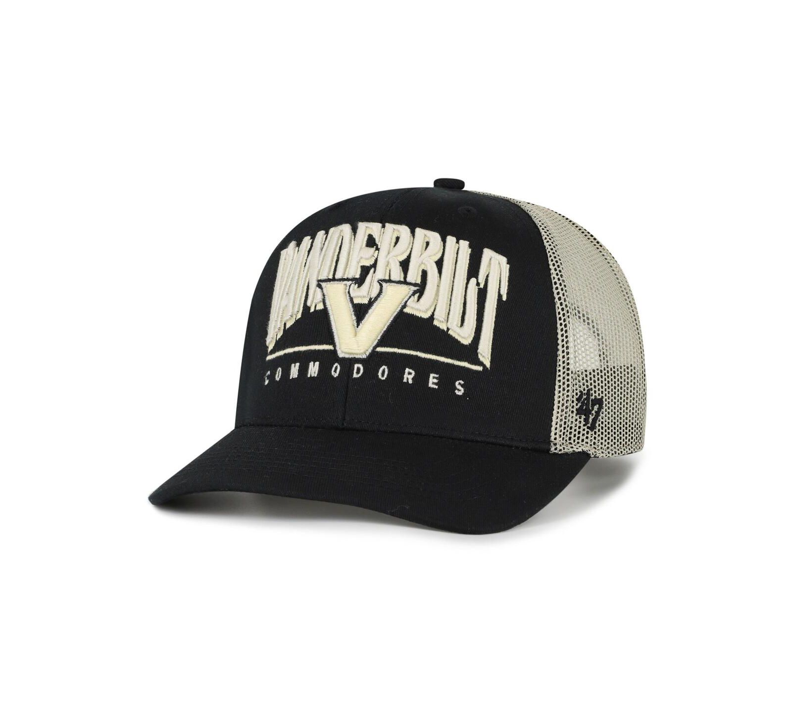 '47 Brand Мужской Black Vanderbilt Commodores Arid Adjustable Trucker Hat