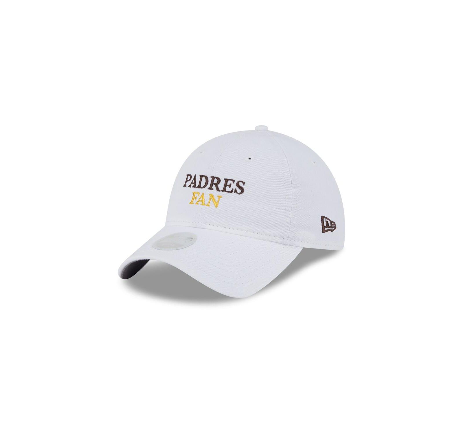 Женская регулируемая кепка New Era San Diego Padres White
