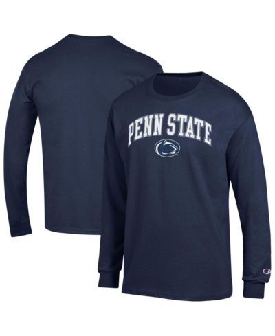 Champion Men's Navy Penn State Nittany Lions Arch Over Logo Long Sleeve T-Shirt