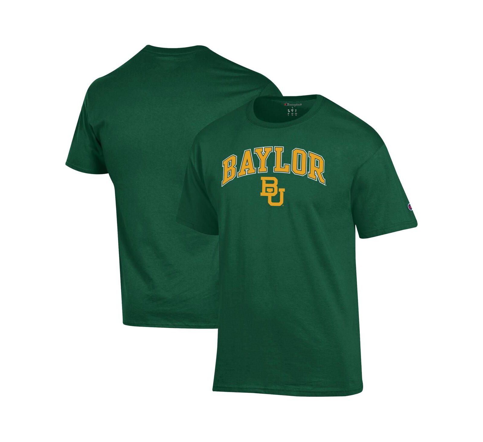 Мужская футболка Champion Green Baylor Bears Arch Over Logo
