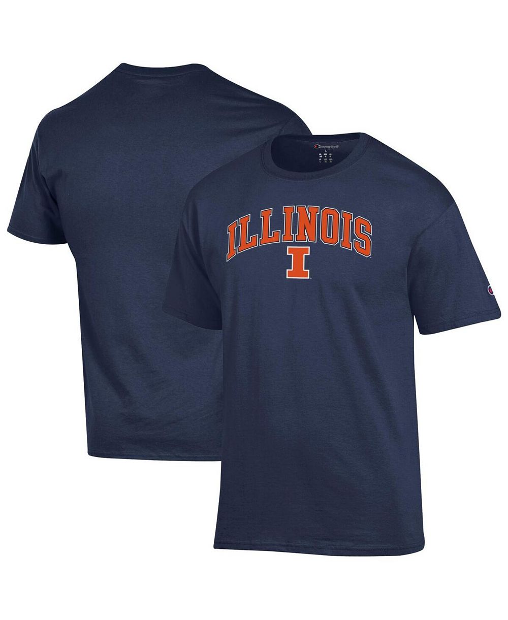Champion Men's Orange Illinois Fighting Illini Arch Over Logo T-Shirt