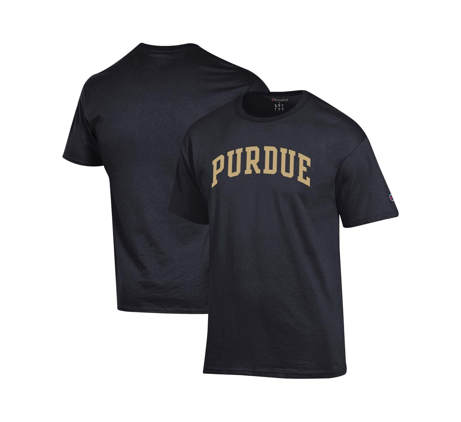 Мужская футболка Champion Black Purdue Boilermakers Basic Arch