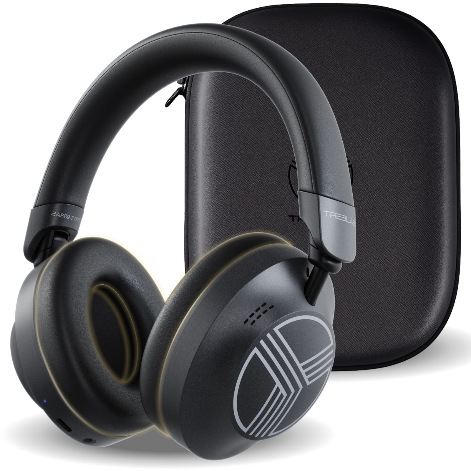 Treblab Z7 Pro Wireless Noise-Cancelling Over-Ear Headphones