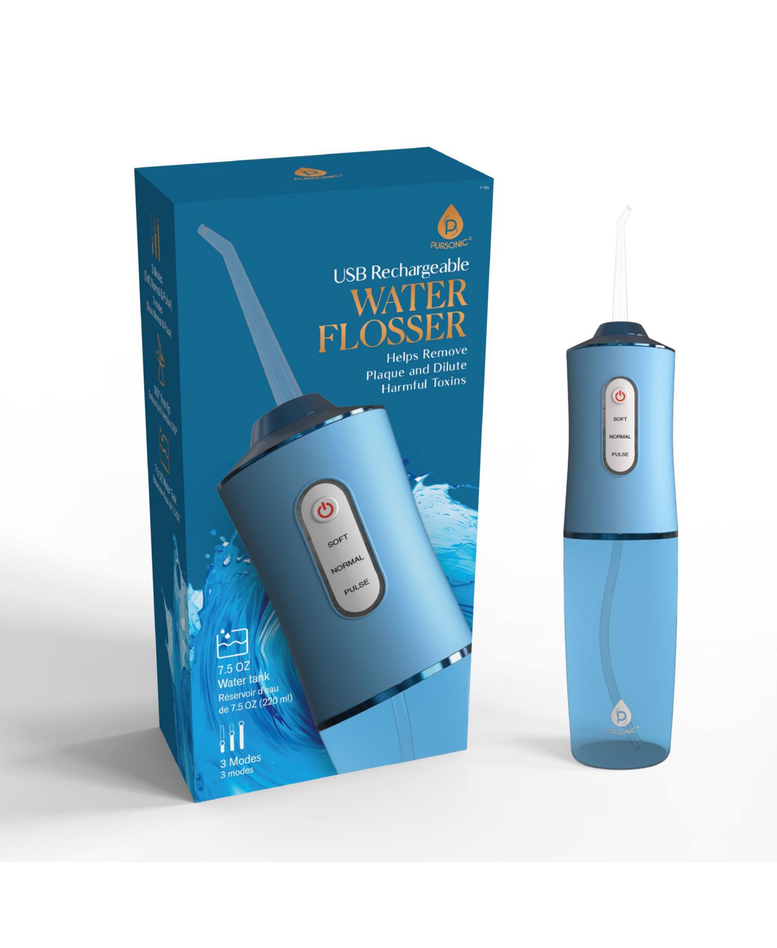 Ирригатор PURSONIC USB Rechargeable Water Flosser