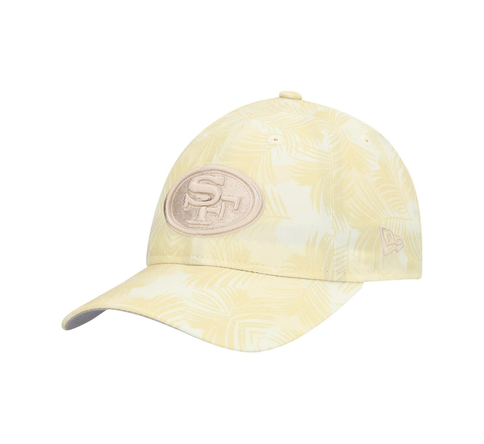 New Era Women's Cream San Francisco 49ers Frond 9TWENTY Adjustable Hat