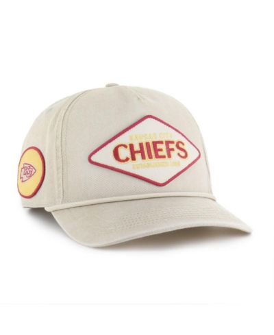 Мужская регулируемая кепка '47 Brand Kansas City Chiefs Cairn Hitch, хаки