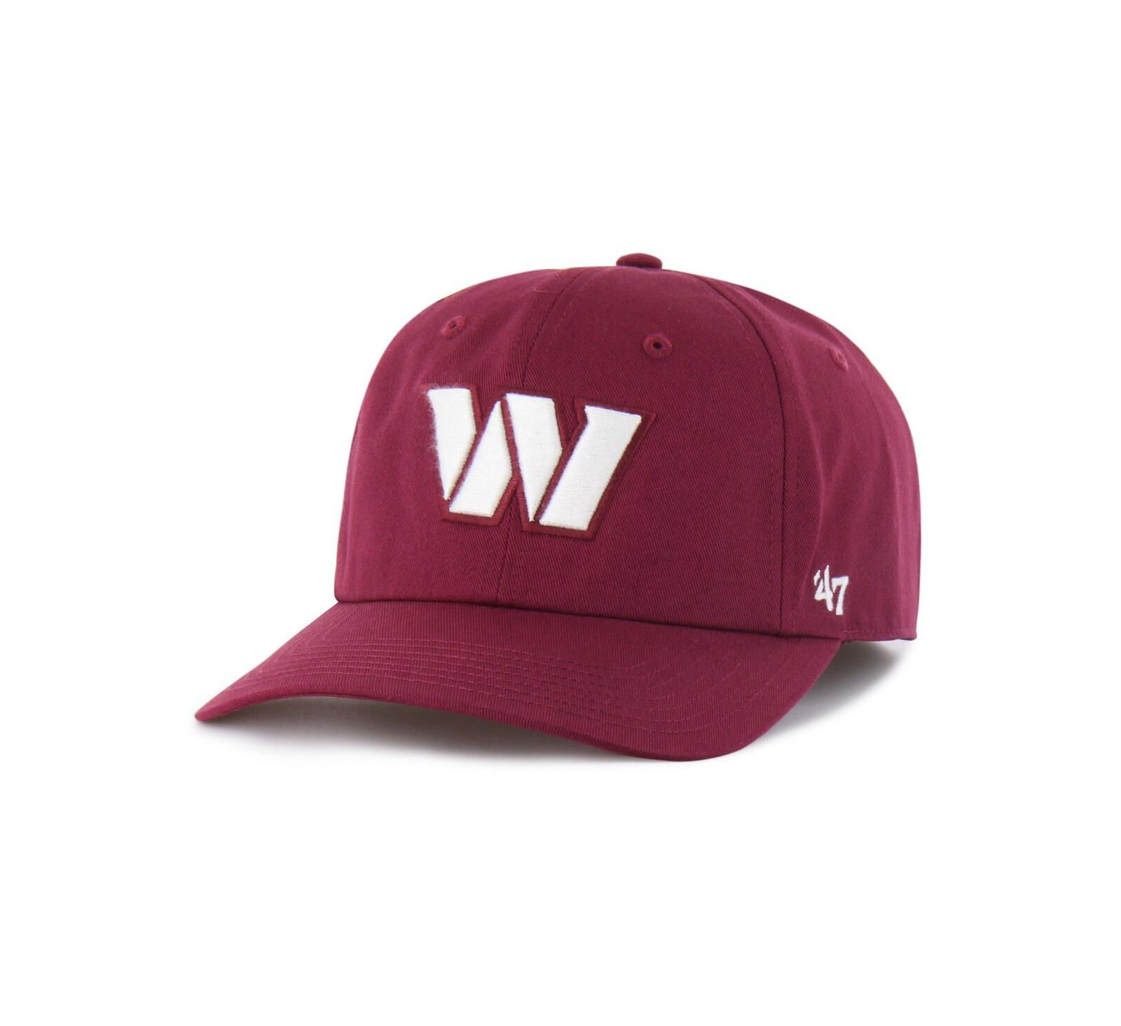 '47 Brand Men's Burgundy Washington Commanders Foundational Franchise Fitted Hat