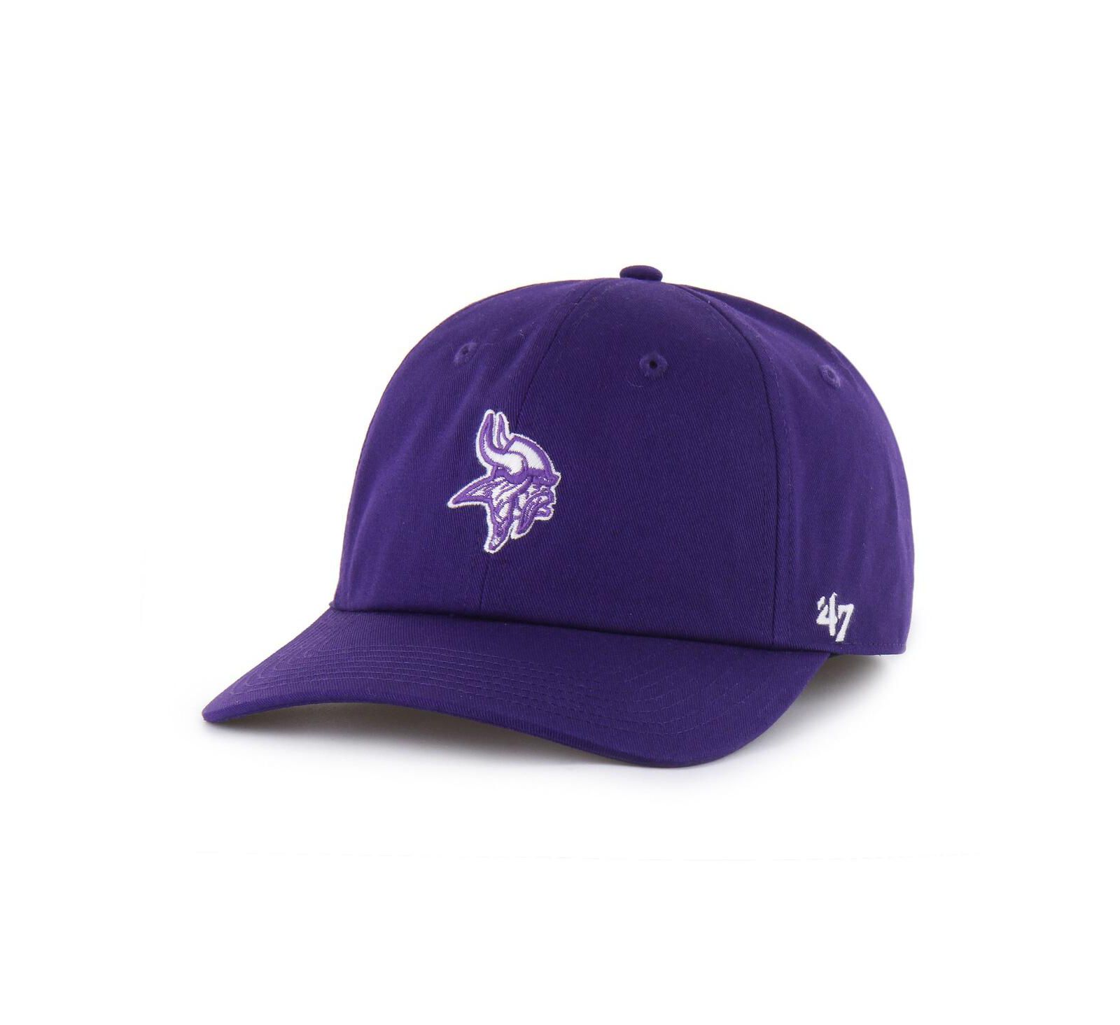 Кепка '47 Brand Men's Purple Minnesota Vikings Foundational Franchise Fitted Hat