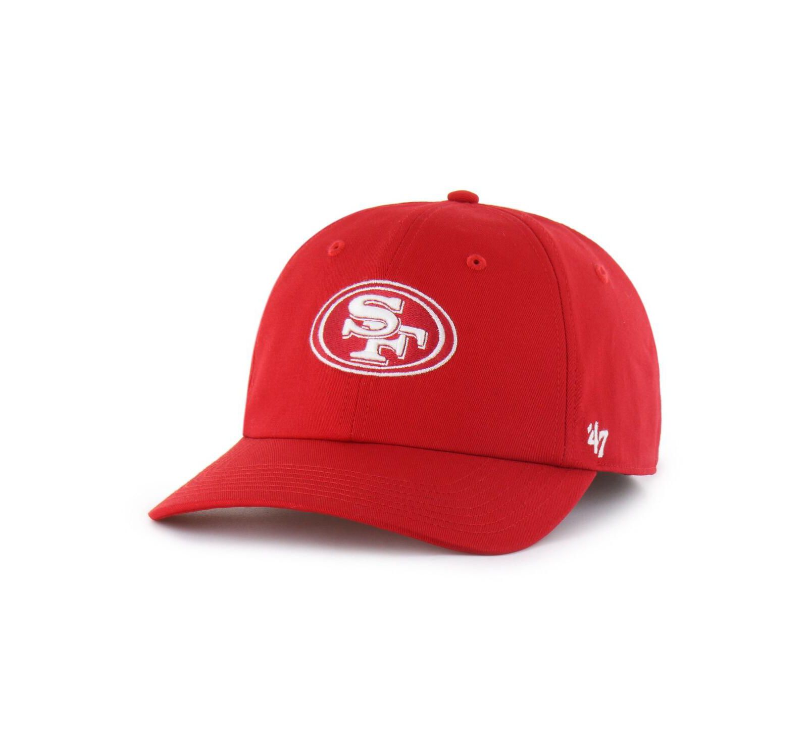 '47 Brand Men's Scarlet San Francisco 49ers Foundational Franchise Fitted Hat