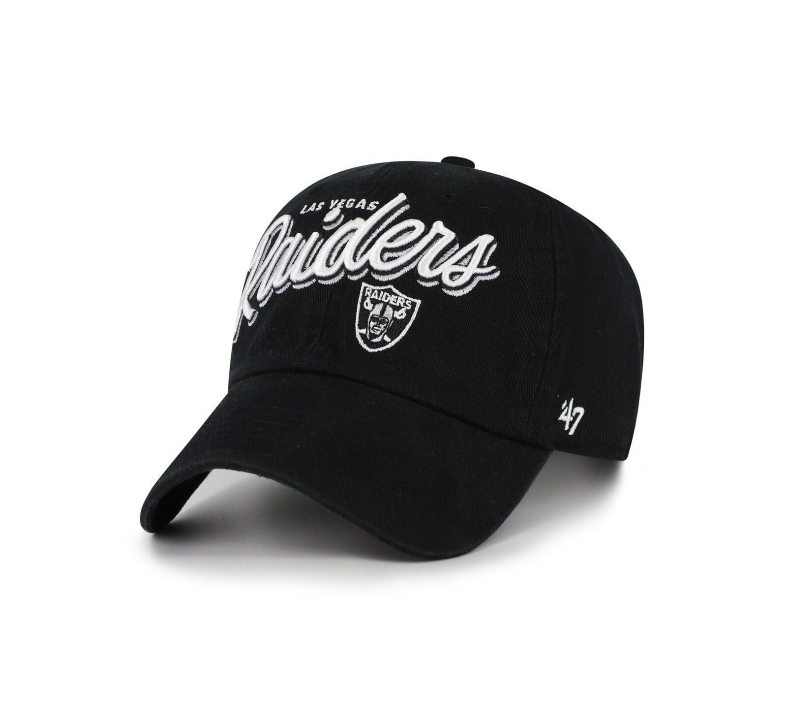 '47 Brand Women's Black Las Vegas Raiders Ariana Clean Up Adjustable Hat
