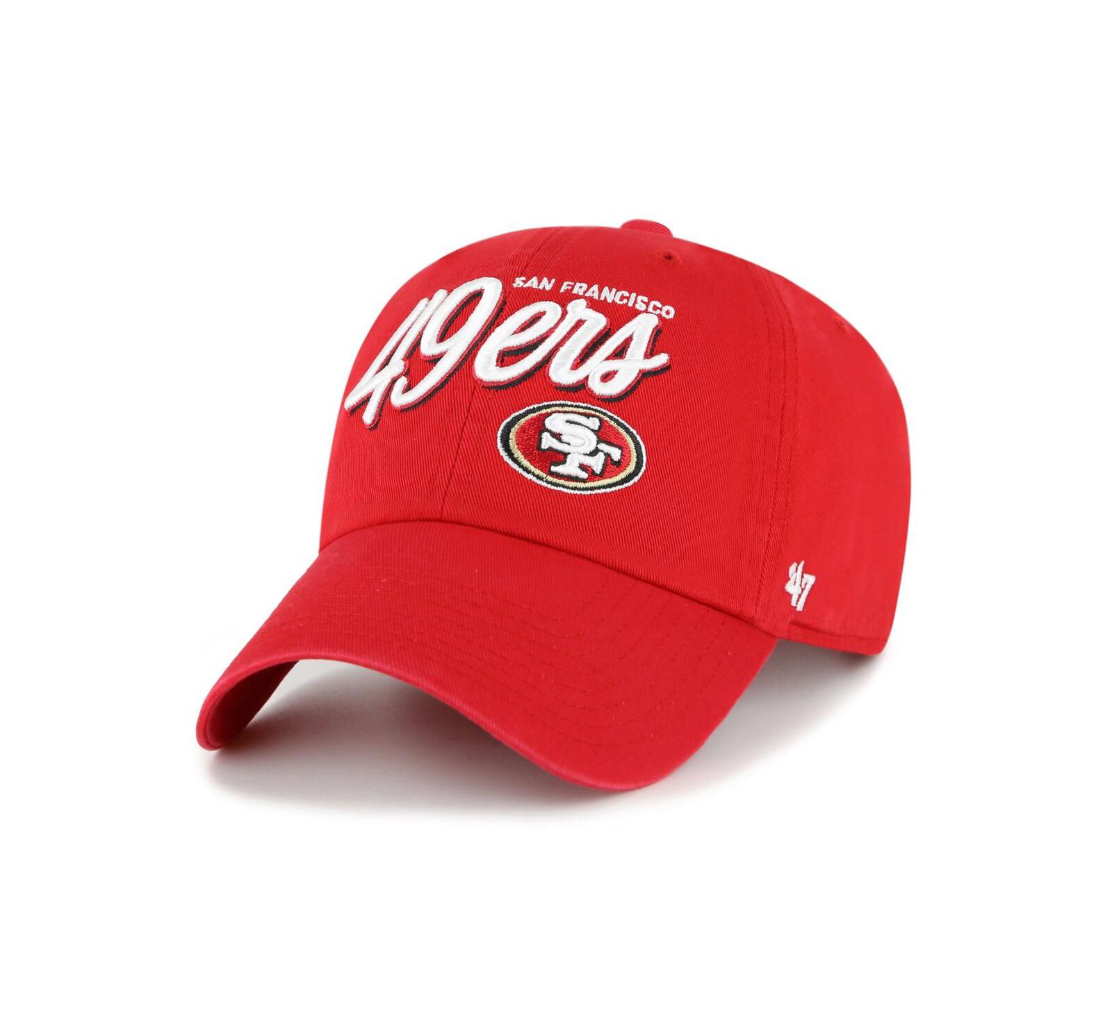 '47 Brand Женская алая кепка San Francisco 49ers Ariana Clean Up регулируемая
