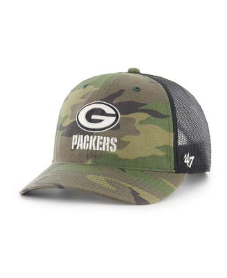 Мужская кепка '47 Brand Camo Green Bay Packers Trucker