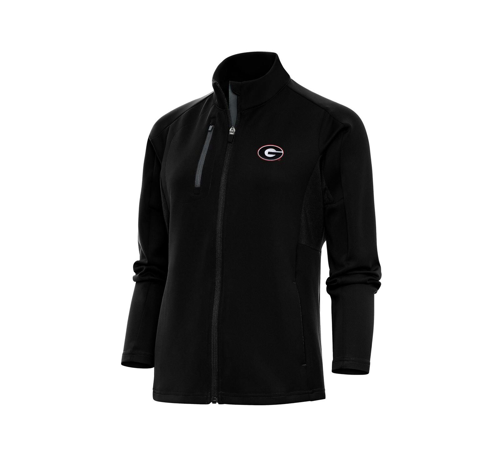 Antigua Женская черная куртка Georgia Bulldogs Generation Full-Zip
