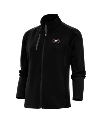 Antigua Женская черная куртка Georgia Bulldogs Generation Full-Zip